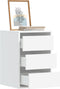 vidaXL - Ladekast - 40x41x58 - cm - bewerkt - hout - wit