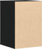 vidaXL - Ladekast - 40x41x58 - cm - bewerkt - hout - zwart