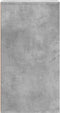 vidaXL - Ladekast - 40x41x76 - cm - bewerkt - hout - betongrijs