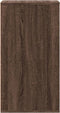 vidaXL - Ladekast - 40x41x76 - cm - bewerkt - hout - bruin - eikenkleurig