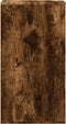 vidaXL - Ladekast - 40x41x76 - cm - bewerkt - hout - gerookt - eikenkleurig