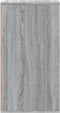 vidaXL - Ladekast - 40x41x76 - cm - bewerkt - hout - grijs - sonoma - eikenkleurig