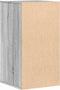vidaXL - Ladekast - 40x41x76 - cm - bewerkt - hout - grijs - sonoma - eikenkleurig
