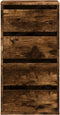 vidaXL - Ladekast - 40x41x76 - cm - bewerkt - hout - oud - houtkleurig