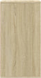 vidaXL - Ladekast - 40x41x76 - cm - bewerkt - hout - sonoma - eikenkleurig