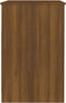 vidaXL - Ladekast - 40x50x76 - cm - bewerkt - hout - bruin - eikenkleur
