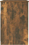 vidaXL - Ladekast - 40x50x76 - cm - bewerkt - hout - gerookt - eikenkleurig