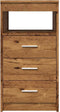 vidaXL - Ladekast - 40x50x76 - cm - bewerkt - hout - oud - houtkleurig