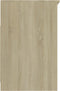 vidaXL - Ladekast - 40x50x76 - cm - bewerkt - hout - sonoma - eikenkleurig