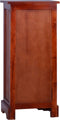 vidaXL - Ladekast - 45x35x100 - cm - massief - mahoniehout - klassiek - bruin