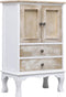 vidaXL - Ladekast - 50x30x80 - cm - hout - wit