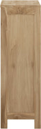 vidaXL - Ladekast - 55x30x90 - cm - massief - teakhout