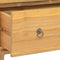 vidaXL - Ladekast - 56x30x80 - cm - massief - teakhout