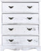 vidaXL - Ladekast - 60x30x75 - cm - hout - wit