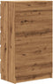 vidaXL - Ladekast - 60x36x103 - cm - bewerkt - hout - artisanaal - eikenkleur