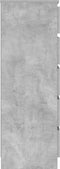 vidaXL - Ladekast - 60x36x103 - cm - bewerkt - hout - betongrijs