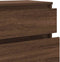 vidaXL - Ladekast - 60x36x103 - cm - bewerkt - hout - bruin - eikenkleur