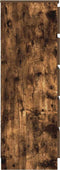 vidaXL - Ladekast - 60x36x103 - cm - bewerkt - hout - gerookt - eikenkleurig