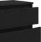 vidaXL - Ladekast - 60x36x103 - cm - bewerkt - hout - zwart - eikenkleur