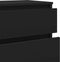 vidaXL - Ladekast - 60x36x103 - cm - bewerkt - hout - zwart