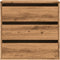 vidaXL - Ladekast - 60x41x58 - cm - bewerkt - hout - artisanaal - eikenkleurig