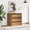 vidaXL - Ladekast - 60x41x58 - cm - bewerkt - hout - artisanaal - eikenkleurig
