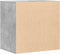 vidaXL - Ladekast - 60x41x58 - cm - bewerkt - hout - betongrijs