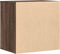 vidaXL - Ladekast - 60x41x58 - cm - bewerkt - hout - bruin - eikenkleurig