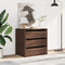 vidaXL - Ladekast - 60x41x58 - cm - bewerkt - hout - bruin - eikenkleurig