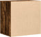 vidaXL - Ladekast - 60x41x58 - cm - bewerkt - hout - gerookt - eikenkleurig