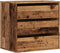 vidaXL - Ladekast - 60x41x58 - cm - bewerkt - hout - oud - houtkleurig