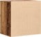 vidaXL - Ladekast - 60x41x58 - cm - bewerkt - hout - oud - houtkleurig