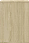 vidaXL - Ladekast - 60x41x58 - cm - bewerkt - hout - sonoma - eikenkleurig