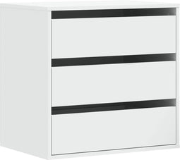 vidaXL - Ladekast - 60x41x58 - cm - bewerkt - hout - wit