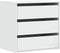vidaXL - Ladekast - 60x41x58 - cm - bewerkt - hout - wit