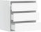 vidaXL - Ladekast - 60x41x58 - cm - bewerkt - hout - wit