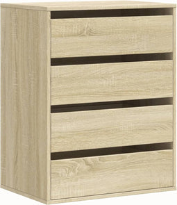 vidaXL - Ladekast - 60x41x76 - cm - bewerkt - hout - sonoma - eikenkleurig