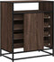 vidaXL - Ladekast - 70x41x83,5 - cm - bewerkt - hout - bruin - eikenkleur
