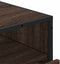 vidaXL - Ladekast - 70x41x83,5 - cm - bewerkt - hout - bruin - eikenkleur