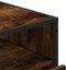 vidaXL - Ladekast - 70x41x83,5 - cm - bewerkt - hout - gerookt - eikenkleurig