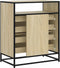 vidaXL - Ladekast - 70x41x83,5 - cm - bewerkt - hout - sonoma - eikenkleurig