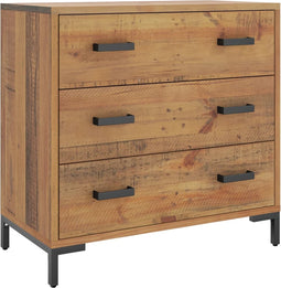 vidaXL - Ladekast - 75x35x70 - cm - massief - grenenhout