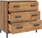 vidaXL - Ladekast - 75x35x70 - cm - massief - grenenhout