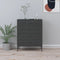 vidaXL - Ladekast - 80x35x101,5 - cm - staal - antracietkleurig