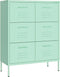 vidaXL - Ladekast - 80x35x101,5 - cm - staal - mint