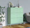 vidaXL - Ladekast - 80x35x101,5 - cm - staal - mint