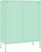 vidaXL - Ladekast - 80x35x101,5 - cm - staal - mint
