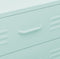 vidaXL - Ladekast - 80x35x101,5 - cm - staal - mintkleurig