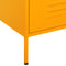 vidaXL - Ladekast - 80x35x101,5 - cm - staal - mosterdgeel