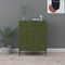 vidaXL - Ladekast - 80x35x101,5 - cm - staal - olijfgroen